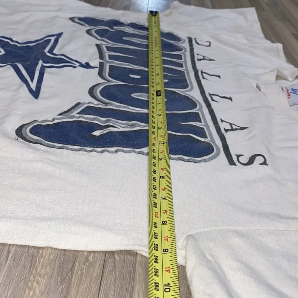 NFL Dallas Cowboy vintage t shirt single stitched vintage tin bucket man cave - Picture 11 of 16